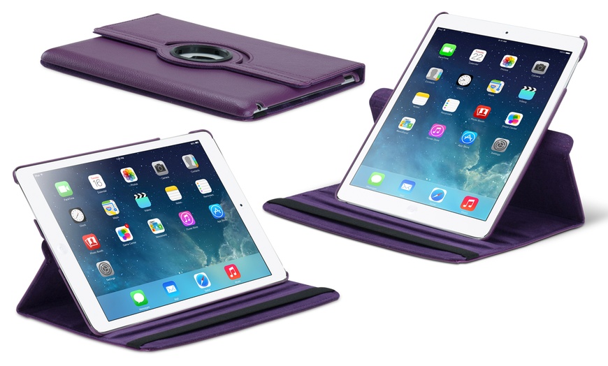 Image 3: Rotating Case for iPad