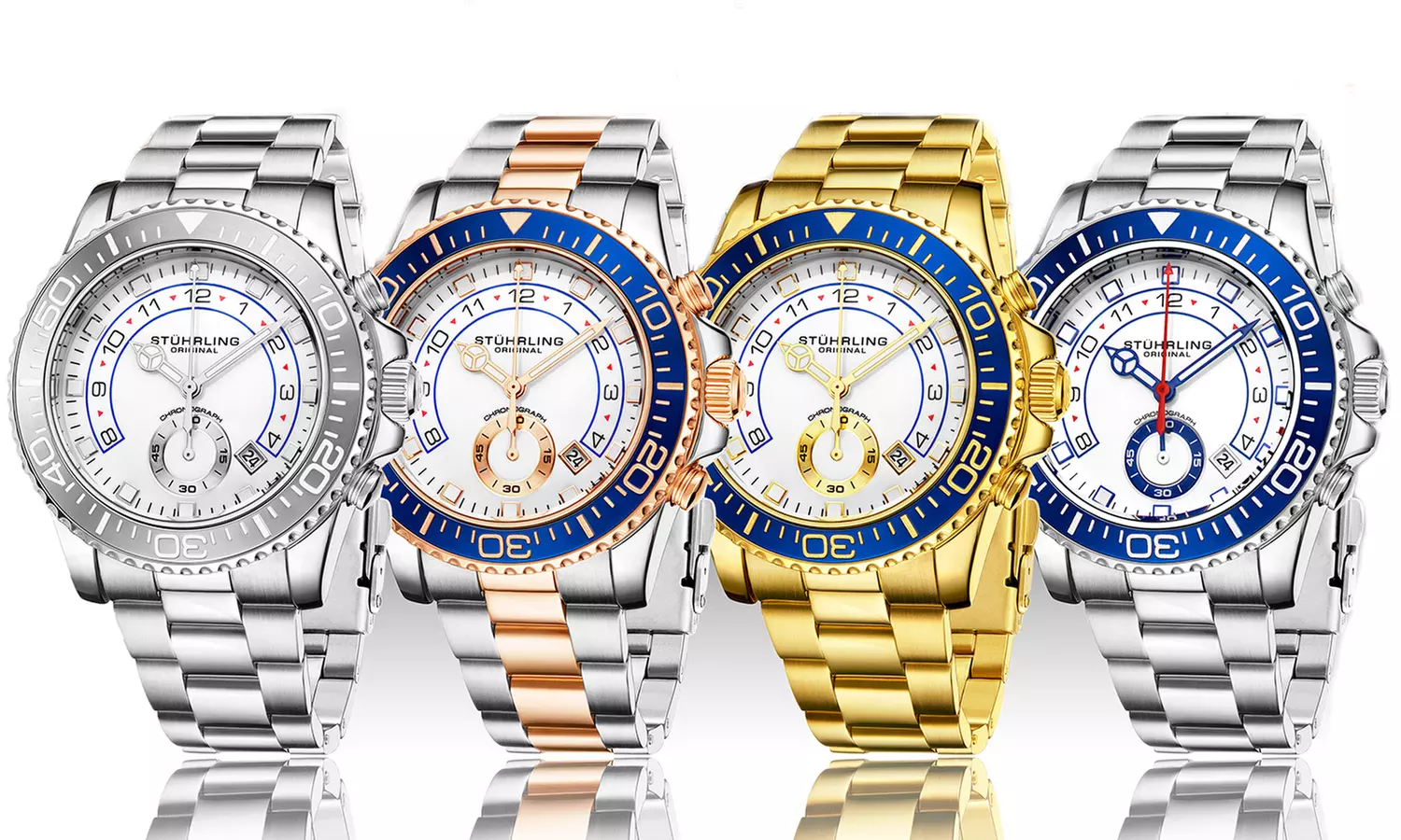 Stuhrling Men's Chronograph Bracelet Watch - Primary Image