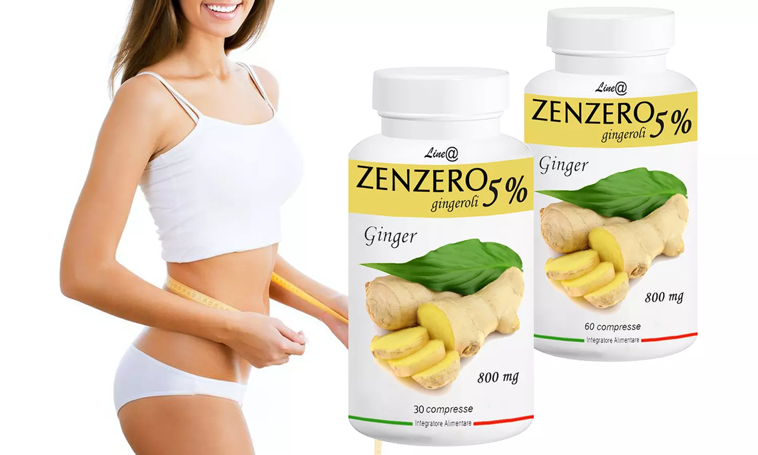 Line@ Ingwer 800 mg bis zu 720 Kapseln - Primary Image