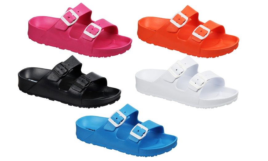 Image 1: Women's Slip-On Summer Sandals