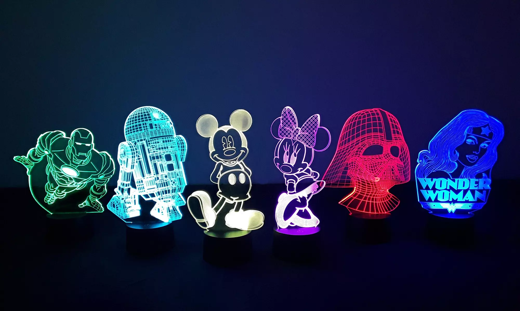 Pop Culture 3D Lamps & Mini Night Lights. Multiple Options Available. - Primary Image