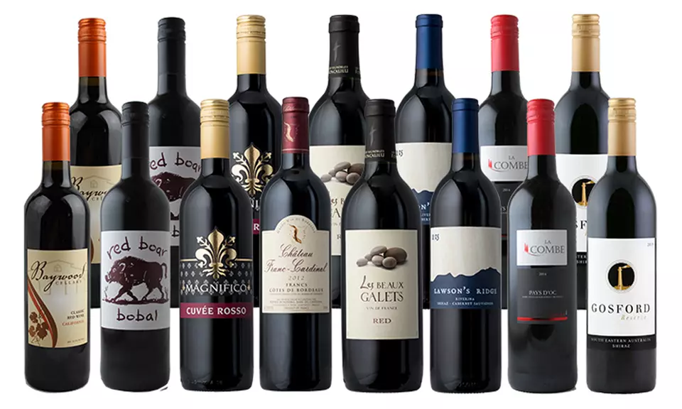 15 Bottles of Summer Red Wine with Wine Thermometer from Splash Wines (Up to 77% Off)   - Primary Image