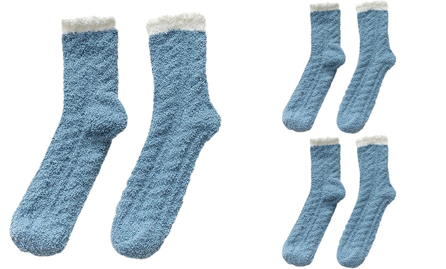 Image 3: Three Pairs of Warm Winter Soft Socks
