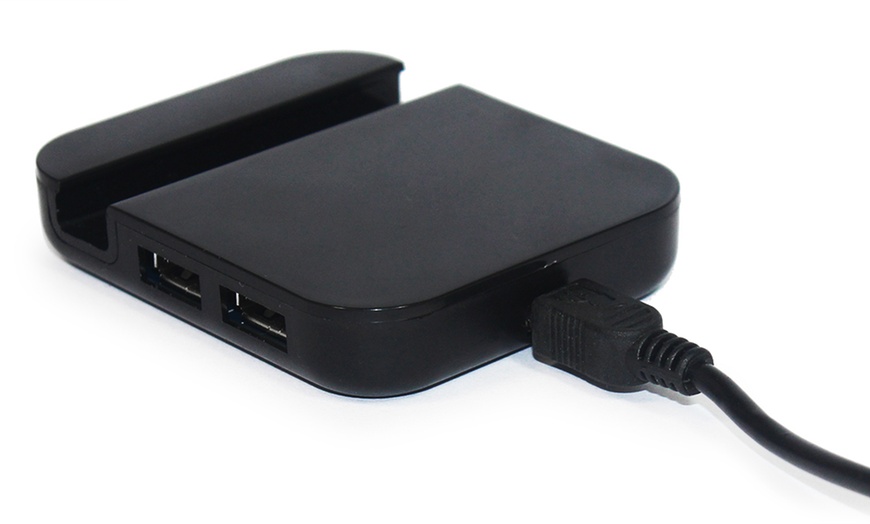 Image 4: USB 2.0 Hub Phone Stand