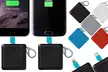 Porte-clés carré batterie de secours Powerbank 1200 mAh - Second Medium