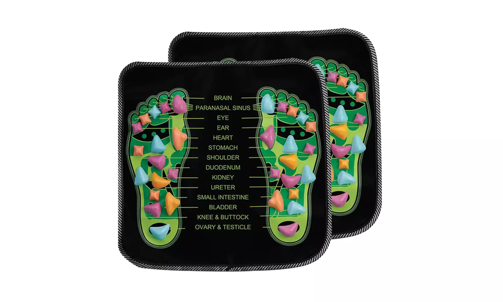 Pain-Relief Portable Massage Mat (1-, 2-, or 3-Pack) - Second Medium
