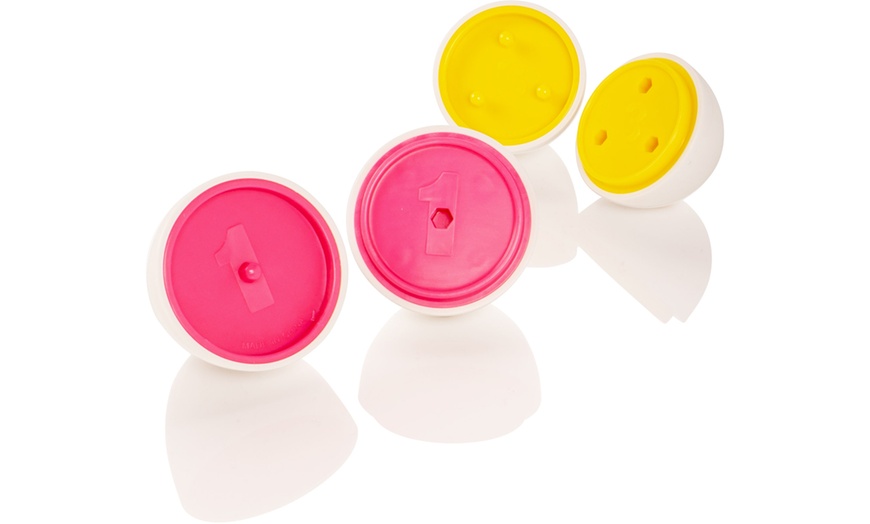 Image 8: Set of 12 Colour Matching Eggs