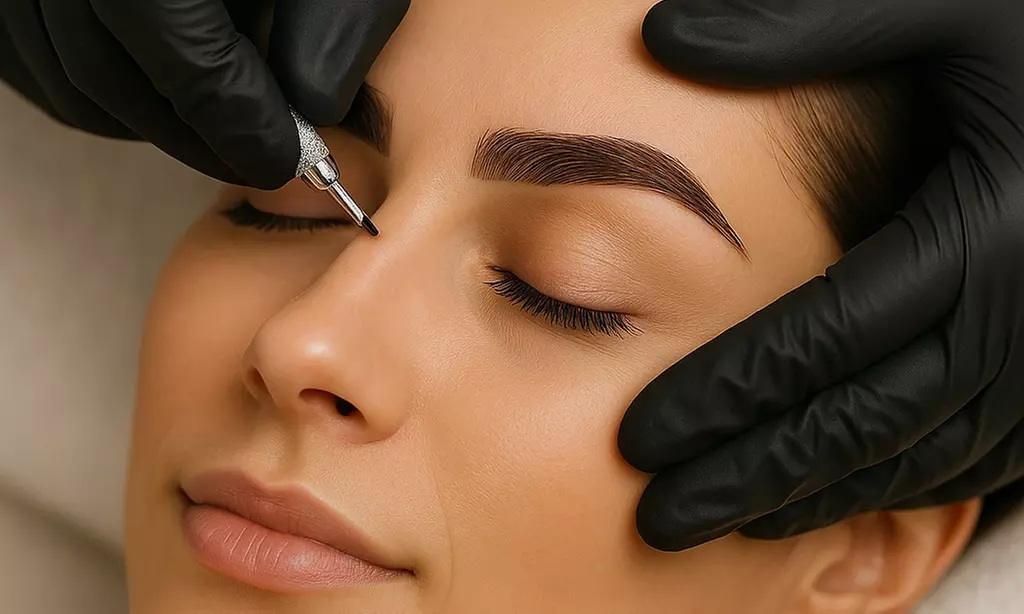 Achieve Flawless Brows: One Microblading Session with Optional Touch-Up (Up to 64% Off) - Primary Image