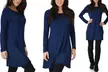 Lyss Loo Women's Tunic Top Single or 3-Pack Plus Sizes Available. - Second Medium