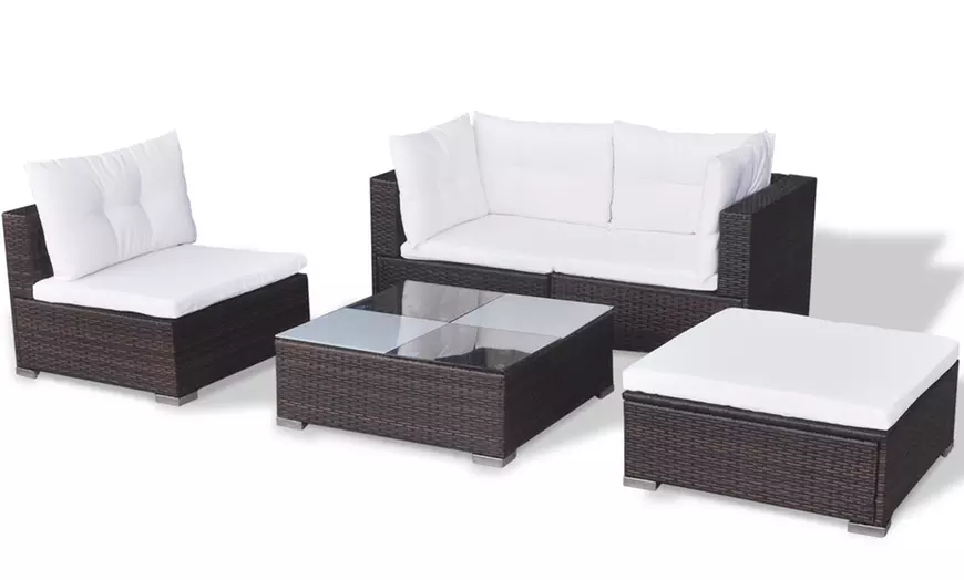 Image 4: Tuinset poly rattan
