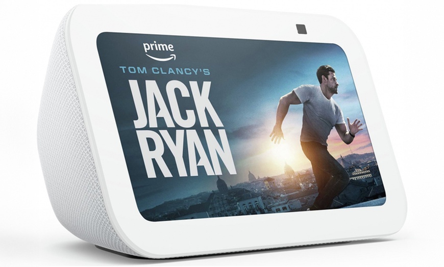 Image 7: New Amazon Echo Show 5 (3rd Gen) Smart Display - 5.5'', Deeper Bass, Camera Cover, Smart Home Hub