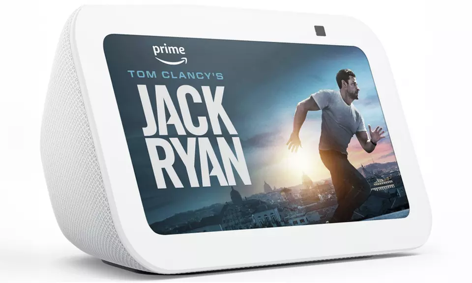New Amazon Echo Show 5 (3rd Gen) Smart Display - 5.5'', Deeper Bass, Camera Cover, Smart Home Hub