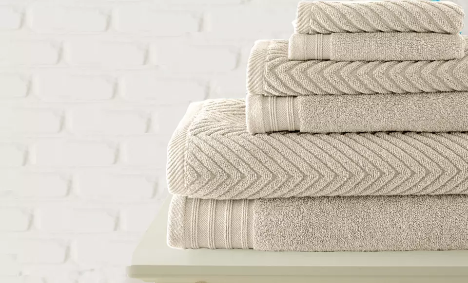 $32.99 for The Casablanca Collection 6-Towel Set ($103.94 List Price). 5 Colors Available. Free Shipping and Returns. - Second Medium