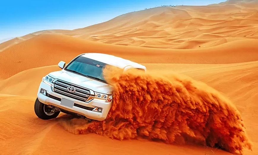 Image 1: VIP Desert Safari For One, Two or Four Person with Live Entertainment