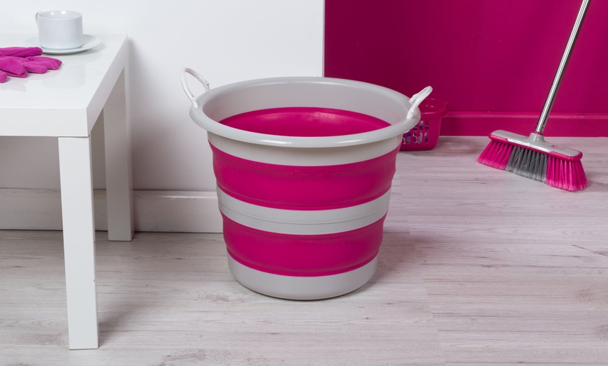 Image 9: 30L Collapsible Cleaning Bucket