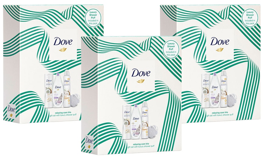 Image 5: Dove Relaxing Care Trio Gift Set