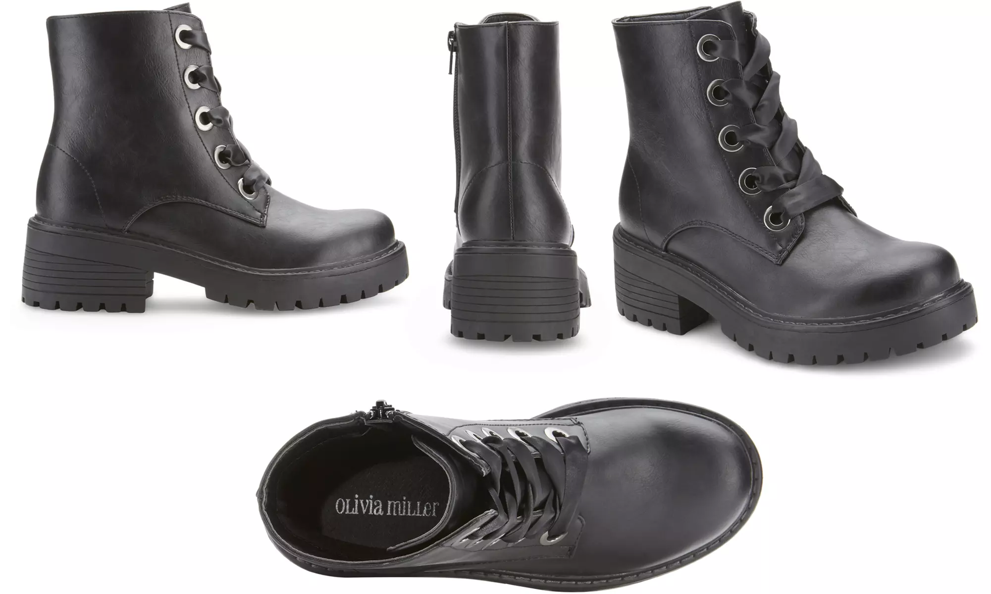 Clearance: Olivia Miller Women's Edgy Fashion Boots - Second Medium