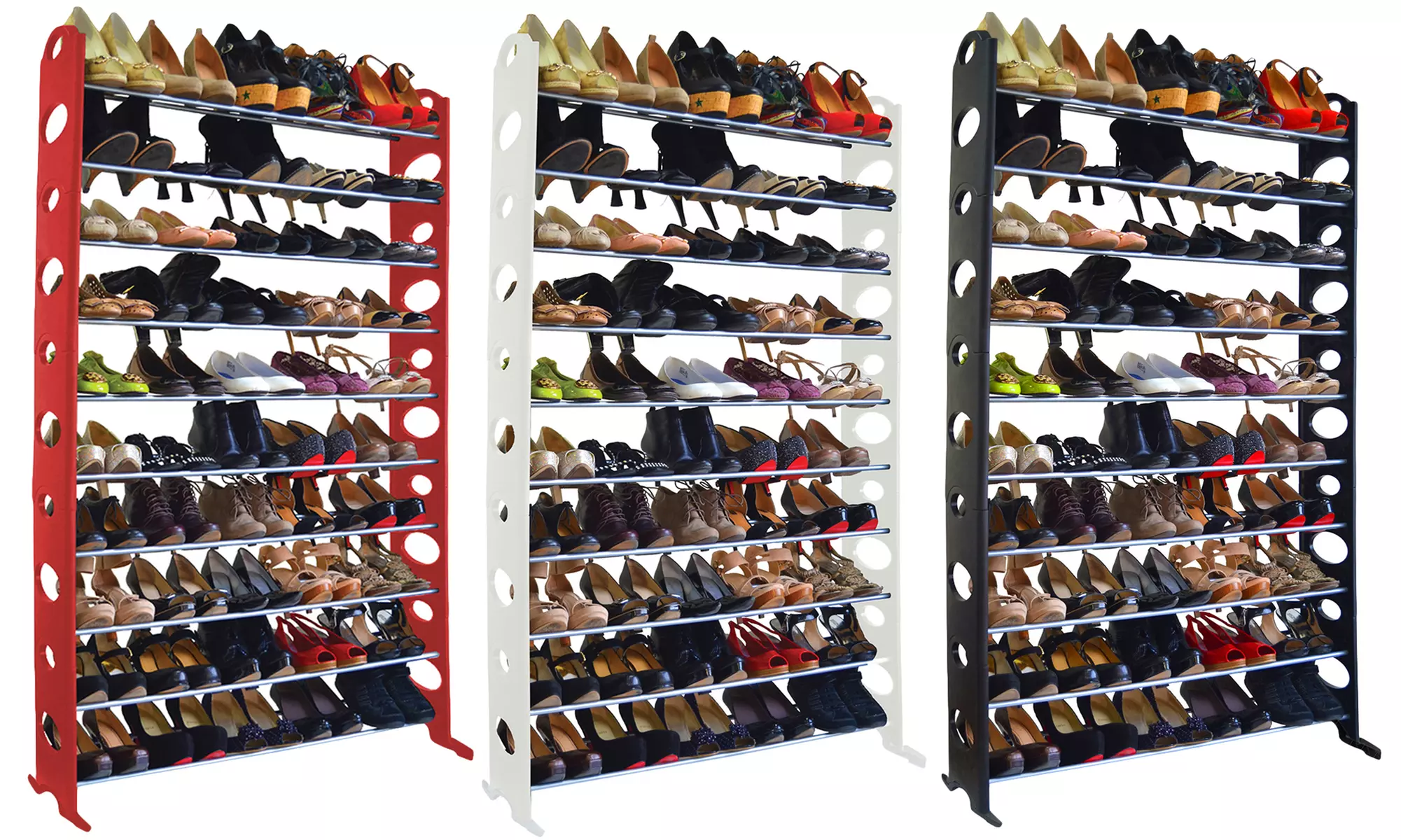 W-Home Stackable Multi-Level Shoe Rack - Primary Image