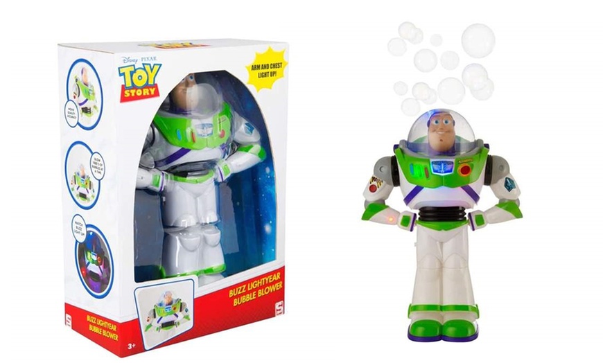 Image 3: Sambro Disney Toy Story 4 Buzz Lightyear Bubble Blower