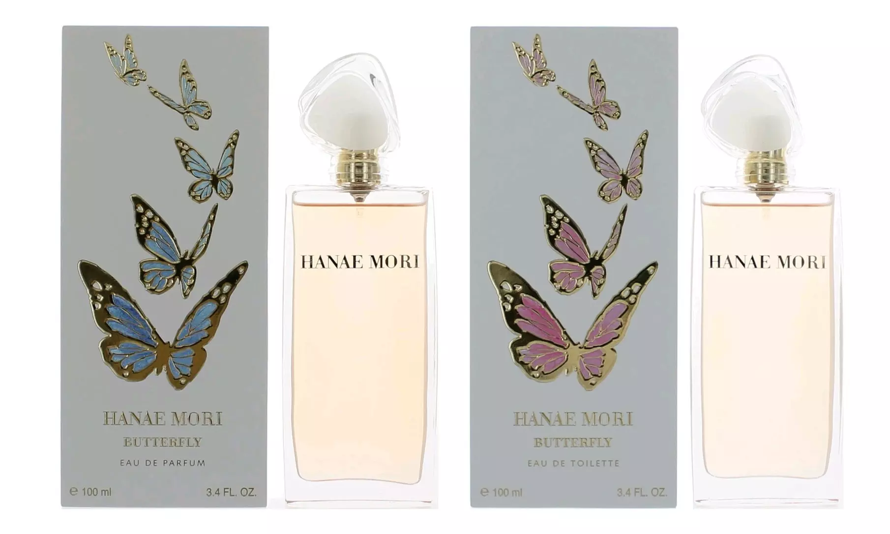 Hanae Mori Butterfly Eau de Toilette or Eau de Parfum for Women (3.4 Fl. Oz.) - Primary Image