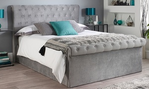  Chesterfield Ottoman Storage Bed with Optional Mattress 