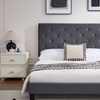 Image 6: Ottoman Storage Bed Frame with Tufted Headboard