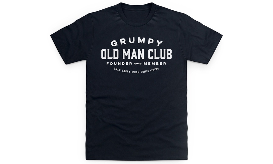 Image 5: Men's Grumpy Old Man Club T-Shirt