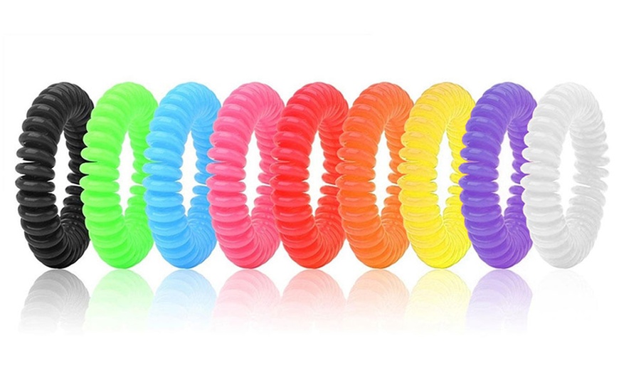 Image 1: Aquarius Anti-Mosquito Bug Insect Repellent Bracelet Wrist Band
