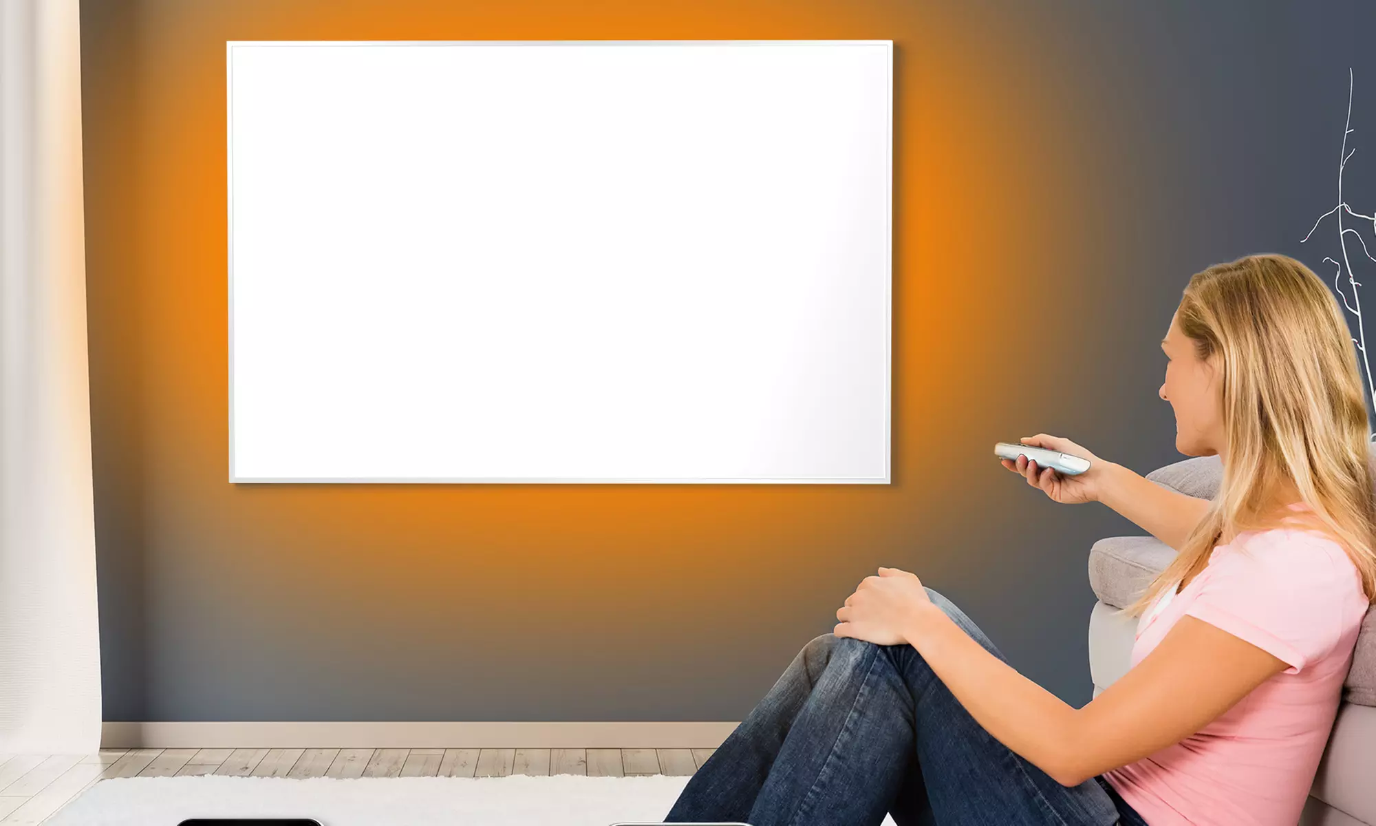 Pannello riscaldante a infrarossi con Wifi