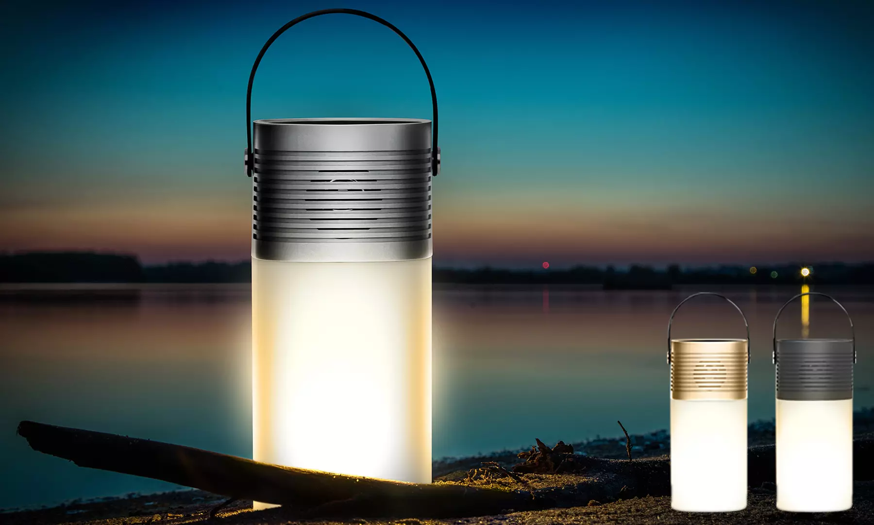 South Beach Portable Wireless Bluetooth Lantern Speaker - Primary Image