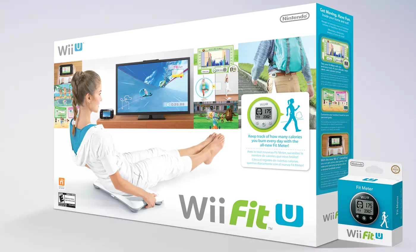 Wii Fit U with Balance Board and 2 Fit Meters - Primary Image