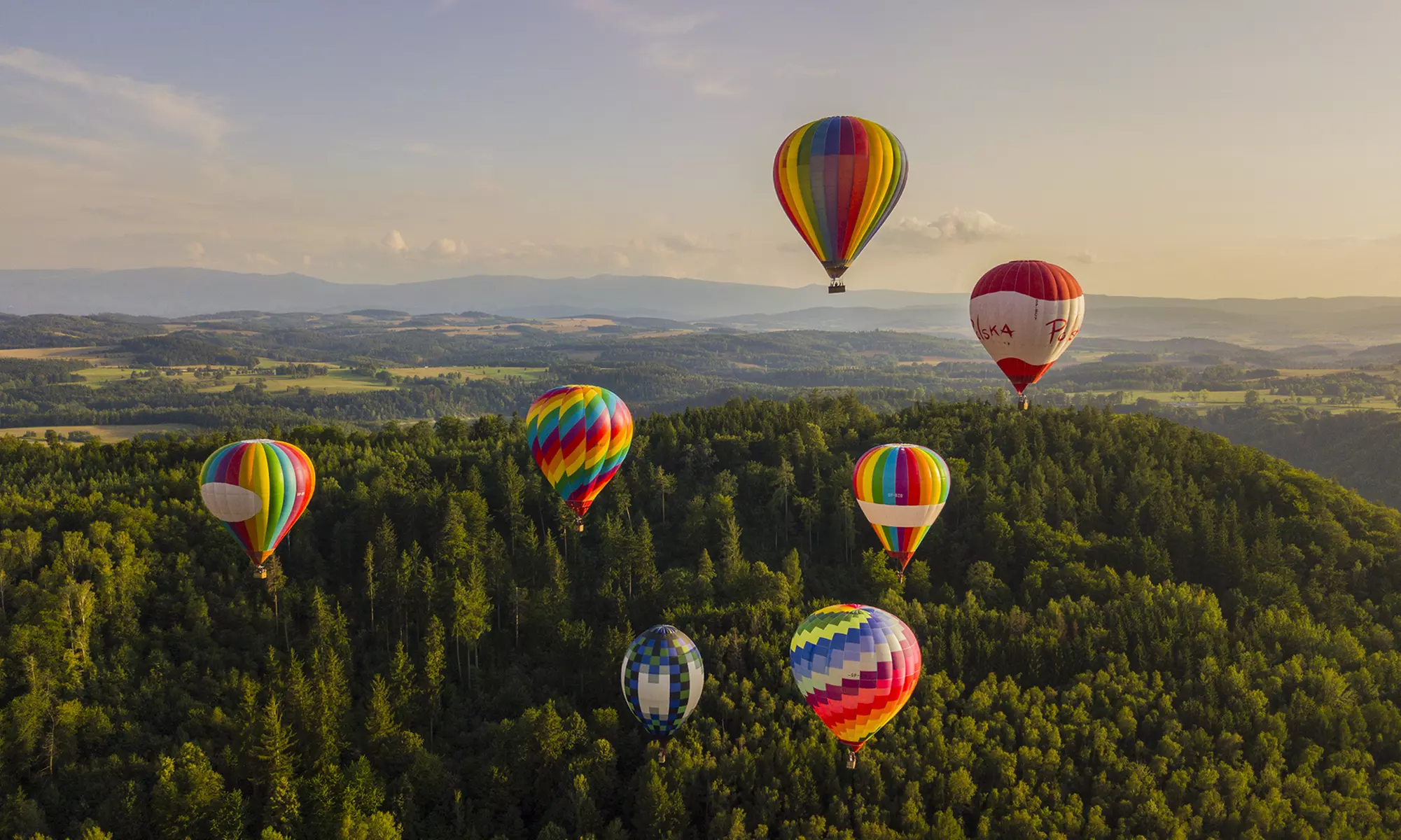Lot balonem dla 2 osób z certyfikatem, zdjęciem, transportem i więcej