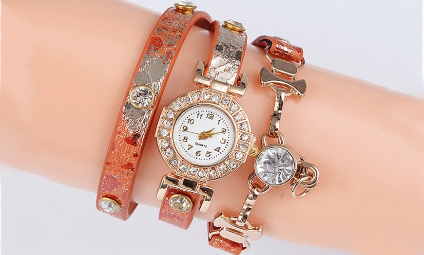 Image 4: Tiana Snake Wrap Watches