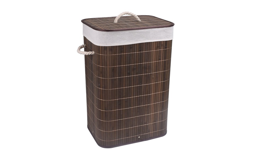 Image 6: Bamboo Laundry Basket