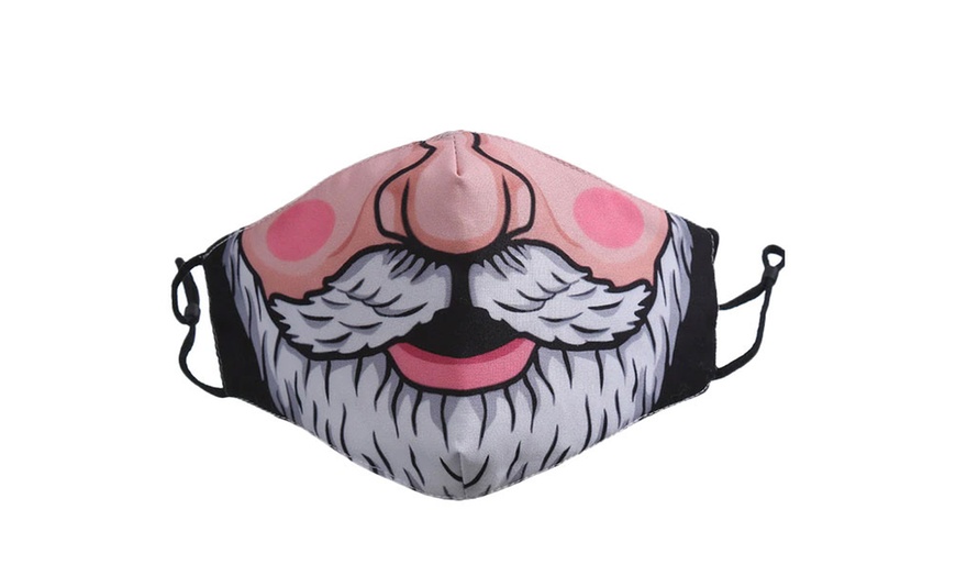 Image 3: Gesichtsmaske mit Weihnachtsmotiv