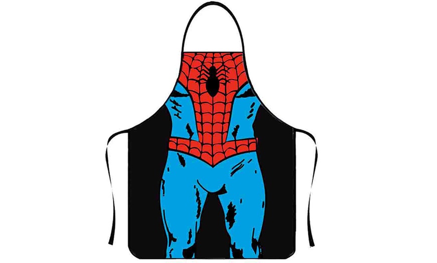 Image 4: One or Two Superhero-Themed Cooking or Barbeque Aprons