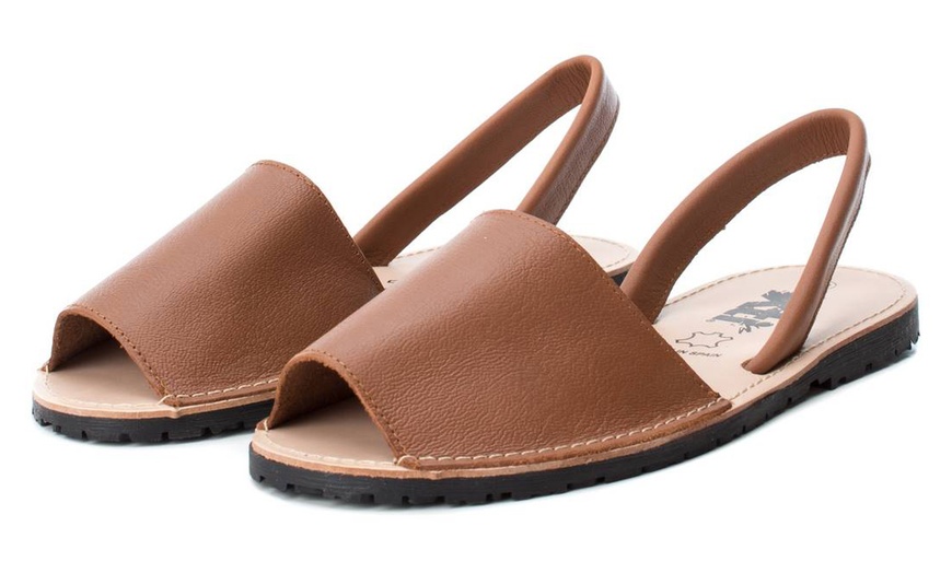 Image 5: XTI Women's Leather Sandals