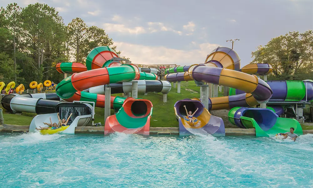 Admission for Two or Four and Meal Voucher for Each Person at Ocean Breeze Waterpark (Up to 51% Off) - Primary Image