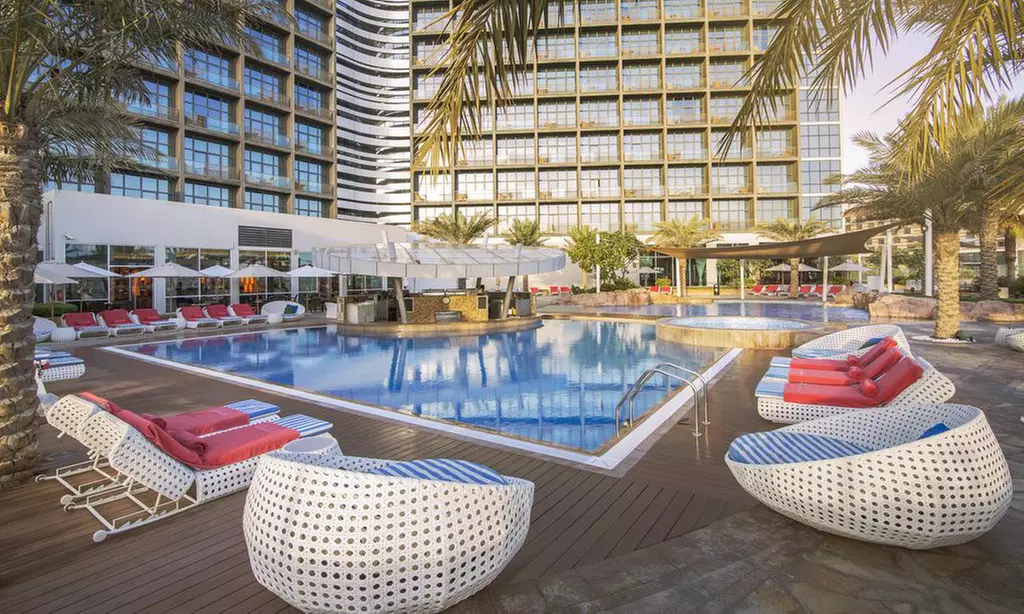 Yas Island: 1-3 Nights for Two Adults and Up to Two Children with Theme Park Tickets at Yas Island Rotana - Primary Image