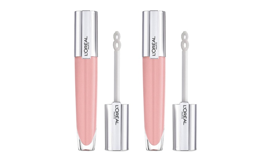 Image 2: Up to Four-Pack of L'Oreal Paris Sheer Pink Lip Gloss 6.4ml