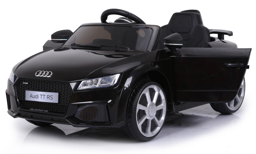 Image 1: Kids Audi TT RS Electric Ride-On Car