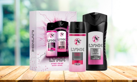 Fino a 4 kit con spray per il corpo da 150 ml e bagnoschiuma da 250 ml Lynx