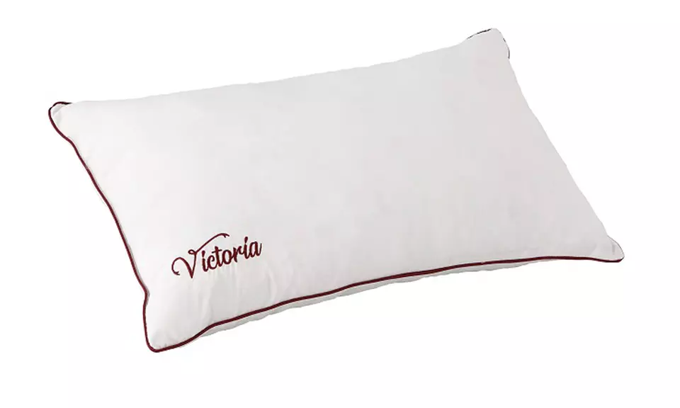 1, 2 ou 4 oreillers Victoria, mixte : 50% plumes, 50% polyester - Second Medium