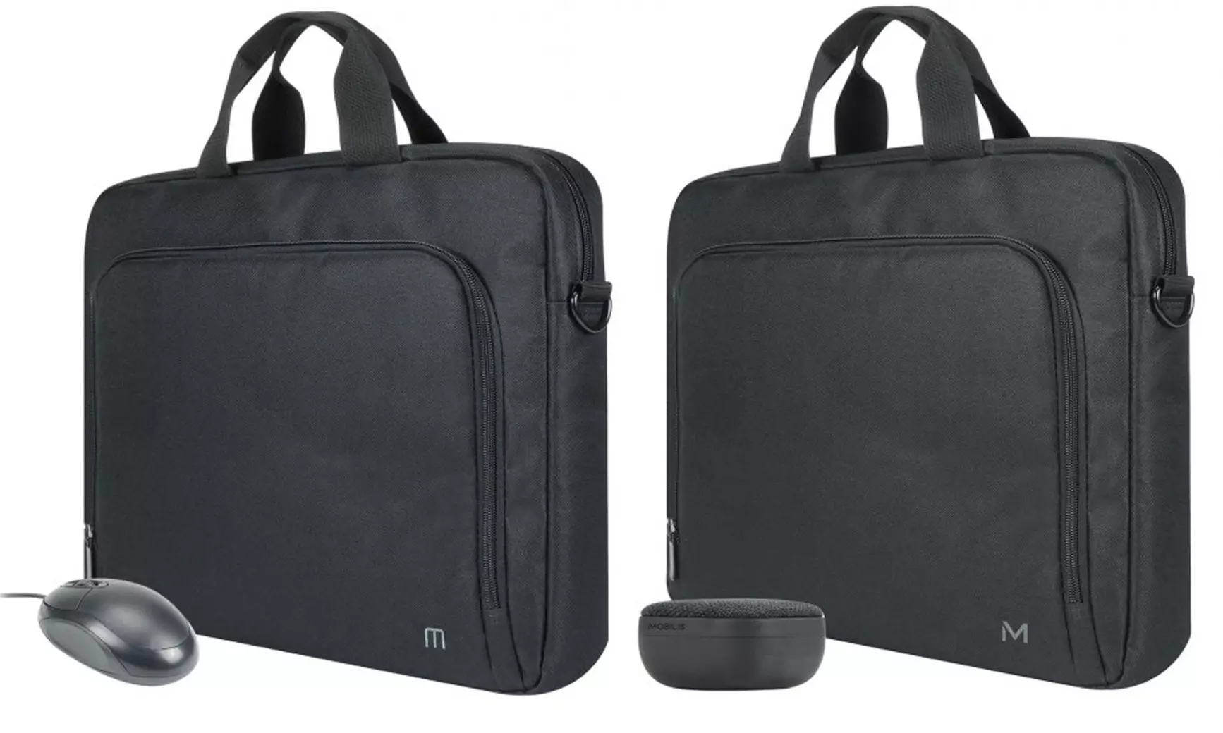 Sacoche Toploading et Souris ou Enceinte, collection The One MOBILIS - Primary Image