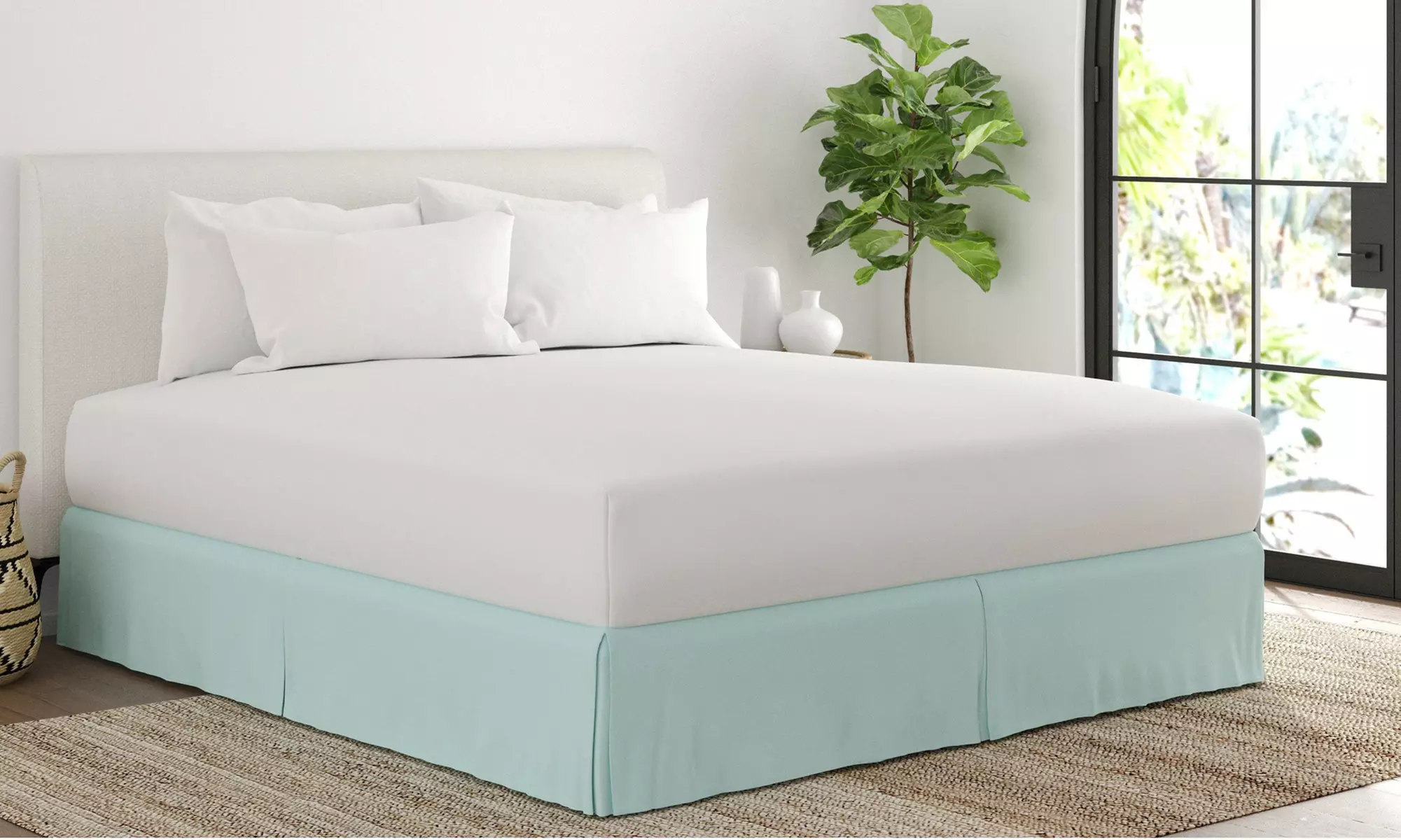 Merit Linens Premium Pleated Dust Ruffle Bed Skirt in 13 Colors