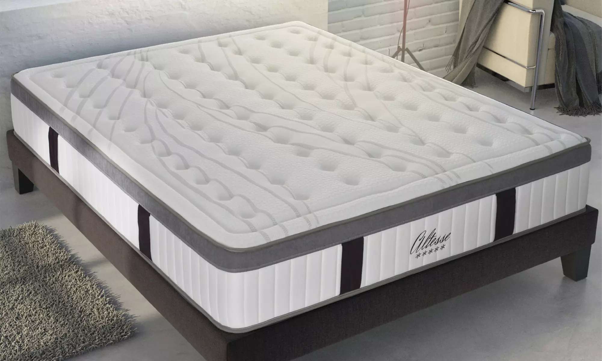 Matelas en mémoire de forme de 26 cm et sommier - Primary Image