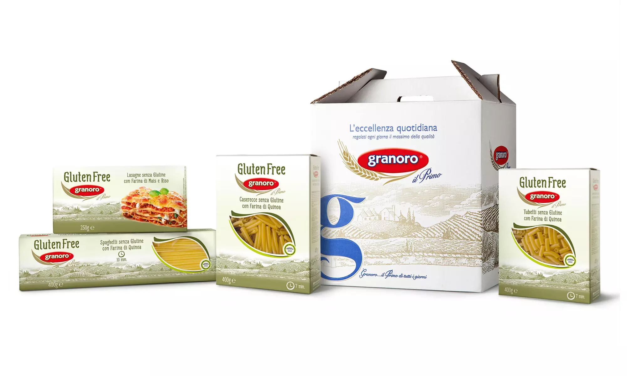 Granoro Pasta-Set Benesseremio, Grandi Chef, Dedicate Top oder Glutenfrei - Second Medium