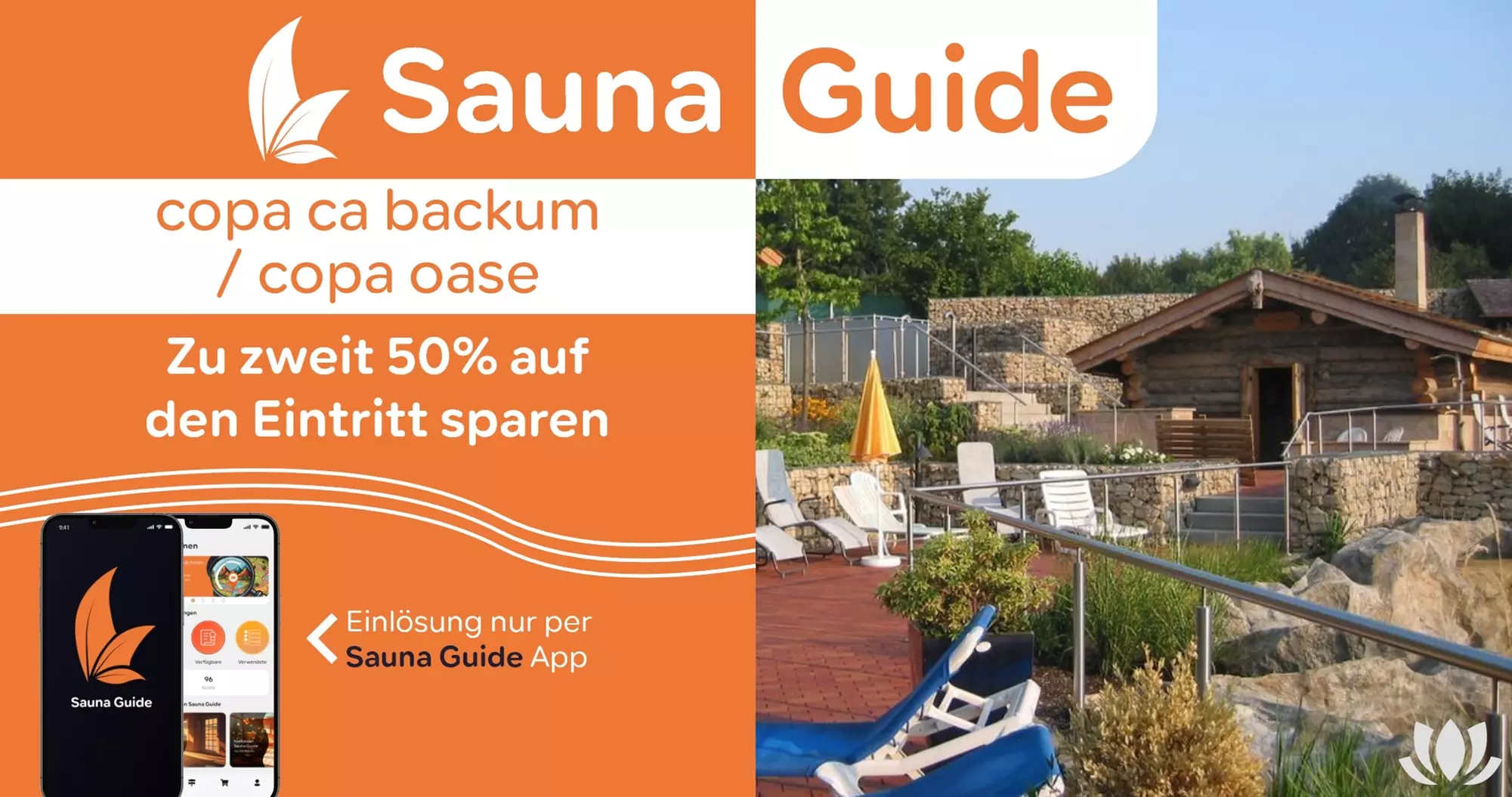 2:1 Gutschein für die Therme copa ca backum (bis 50% sparen) - Primary Image