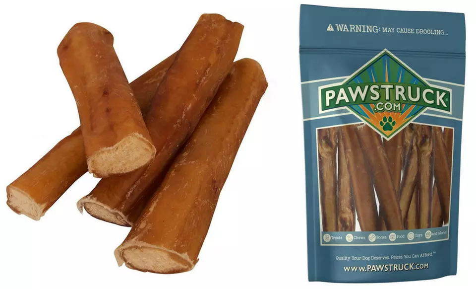 5" All-Natural Odorless Beef Straight Bully Sticks for Dogs (10-, 20-, 25-, 50-, 100-, or 250-Count) - Primary Image