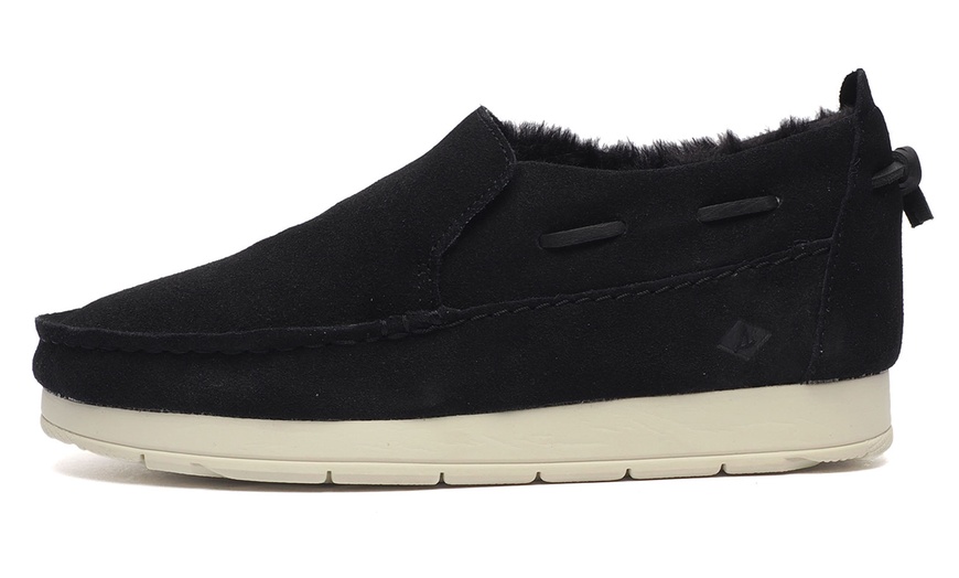 Image 3: Sperry Moc-Sider Suede Women's Shoes